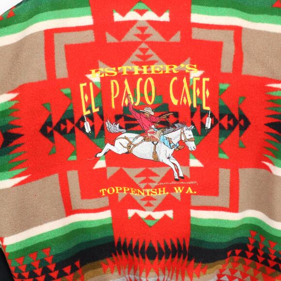 XXL Southwest Varsity Bomber Jacket Aztec Tribal Esther ElPasoCafe Toppenish - Picture 4 of 16